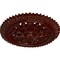 Ekena Millwork York Ceiling Medallion (Fits Canopies up to 3 5/8"), 21 5/8"OD x 2 1/2"P, Brushed Mahogany CM21YOBMF - alternate 2